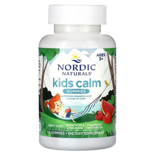 Nordic Naturals Kids Calm Gummies, Strawberry Watermelon - 60 gummies - Default Title - Sports Nutrition at MySupplementShop by Nordic Naturals