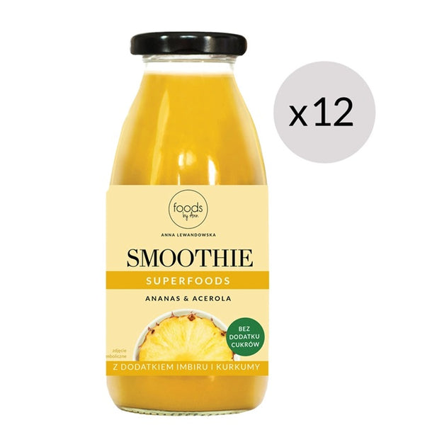 Levann Smoothie, Pineapple & Acerola - 12 x 250 ml. - Default Title - Sports Nutrition at MySupplementShop by Levann