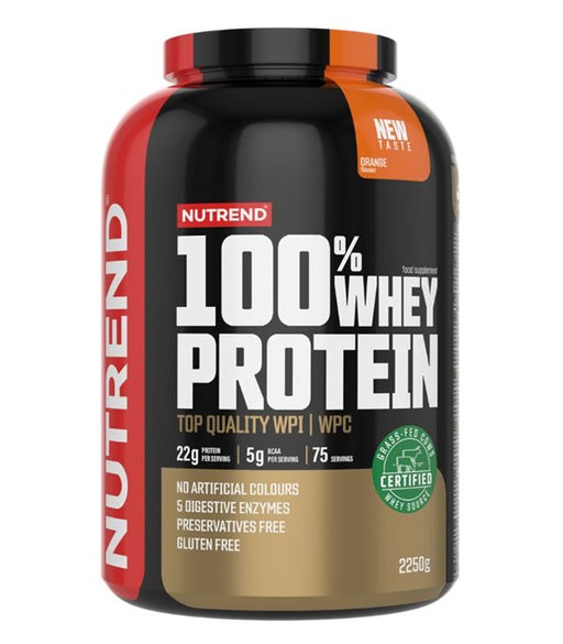 Nutrend 100% Whey Protein, Orange - 2250g - Default Title - Sports Nutrition at MySupplementShop by Nutrend