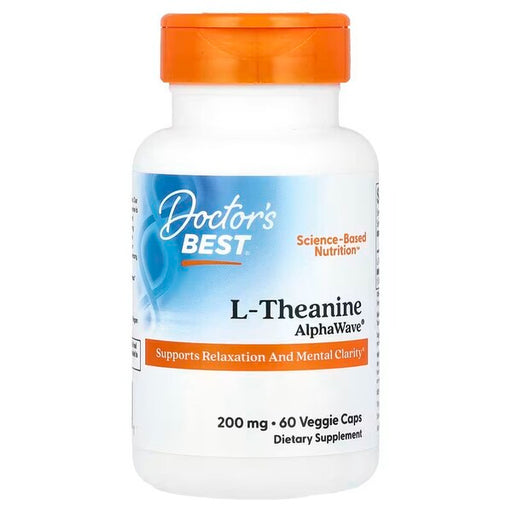 Doctor's Best L-Theanine AlphaWave - 60 vcaps - Vitamins & Supplements at MySupplementShop by Doctor's Best