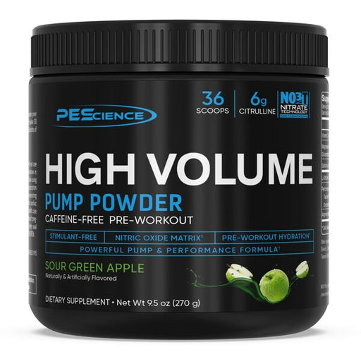 PEScience High Volume (US) 270g - Sour Green Apple - Sports Nutrition at MySupplementShop by PEScience