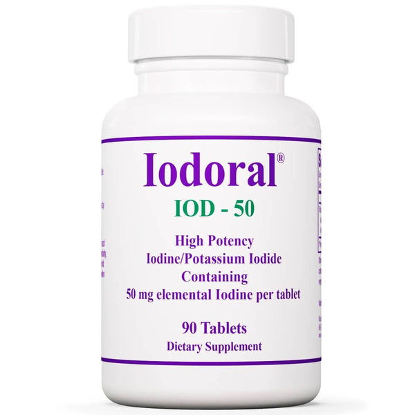 Iodoral High Potency Iodine/Potassium Iodide 50mg 90 Tablets | Premium Supplements at MYSUPPLEMENTSHOP