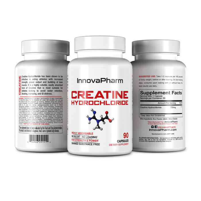 InnovaPharm Creatine Hydrochloride 90 caps