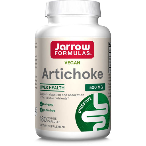 Jarrow Formulas Artichoke 500mg 180 Veggie Capsules - Liver Support at MySupplementShop by Jarrow Formulas