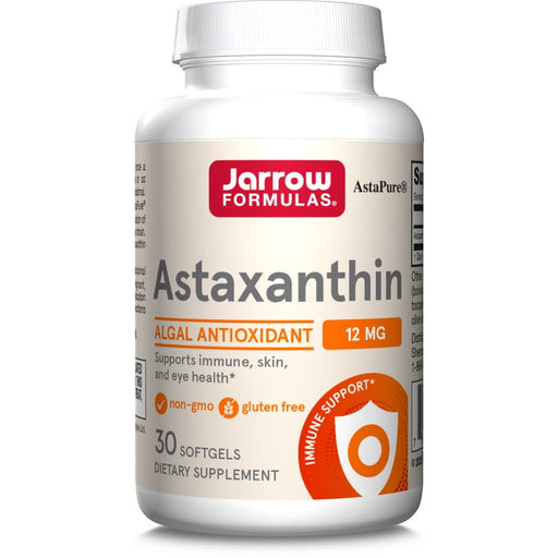 Jarrow Formulas Astaxanthin 12mg 30 Softgels - Health and Wellbeing at MySupplementShop by Jarrow Formulas