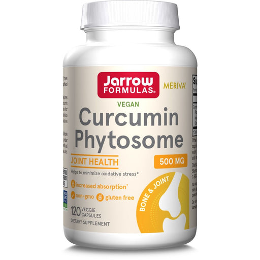 Jarrow Formulas Curcumin Phytosome 500mg 120 Veggie Capsules - Joint Support at MySupplementShop by Jarrow Formulas