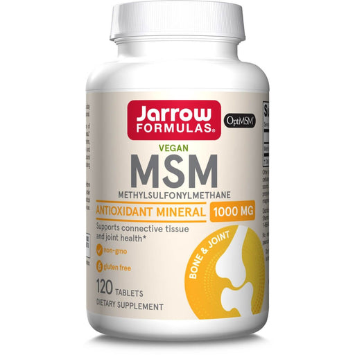 Jarrow Formulas MSM 1,000mg 200 Veggie Capsules - Joint Support at MySupplementShop by Jarrow Formulas