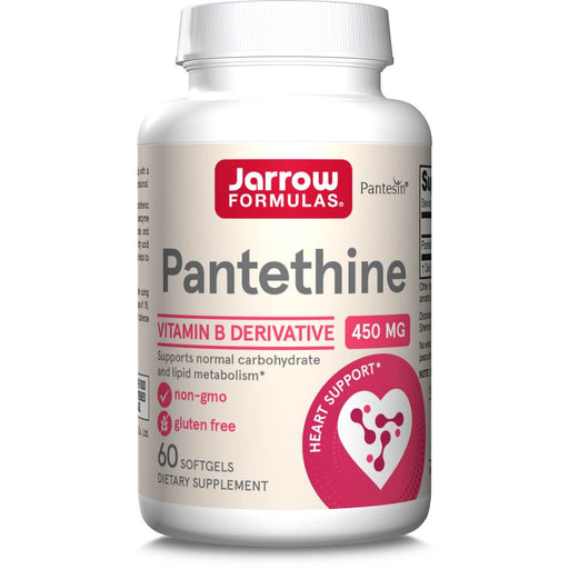 Jarrow Formulas Pantethine 450mg 60 Softgels | Premium Supplements at MYSUPPLEMENTSHOP