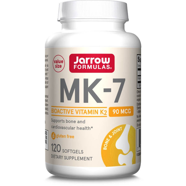 Jarrow Formulas Vitamin K2 as MK-7 90mcg 120 Softgels | Premium Supplements at MYSUPPLEMENTSHOP