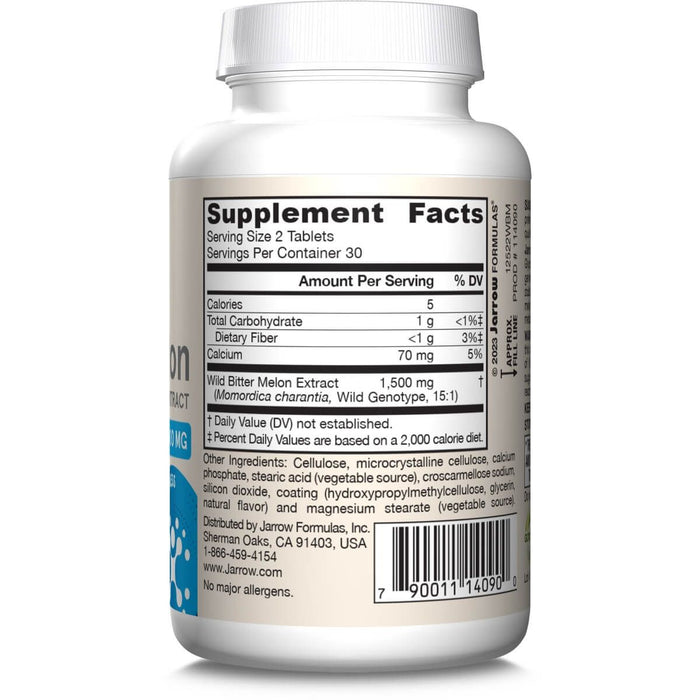 Jarrow Formulas Wild Bitter Melon Extract 60 Tablets | Premium Supplements at MYSUPPLEMENTSHOP