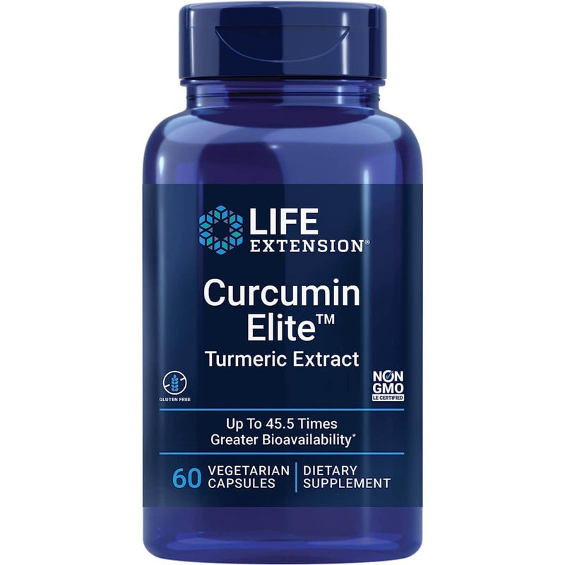 Life Extension Curcumin Elite Turmeric Extract 60 Vegetarian Capsules - Antioxidants at MySupplementShop by Life Extension