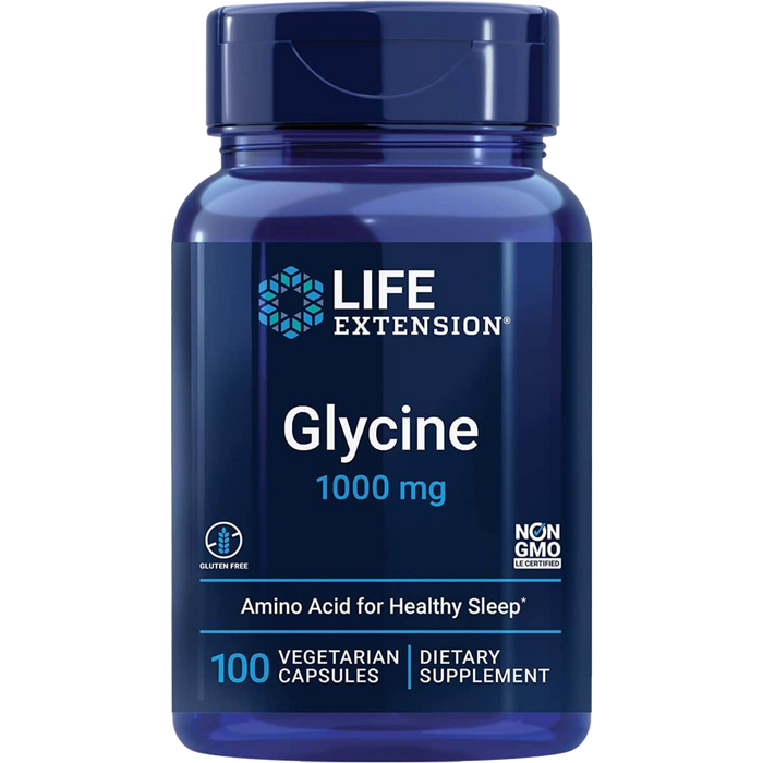 Life Extension Glycine 1000 mg 100 Vegetarian Capsules