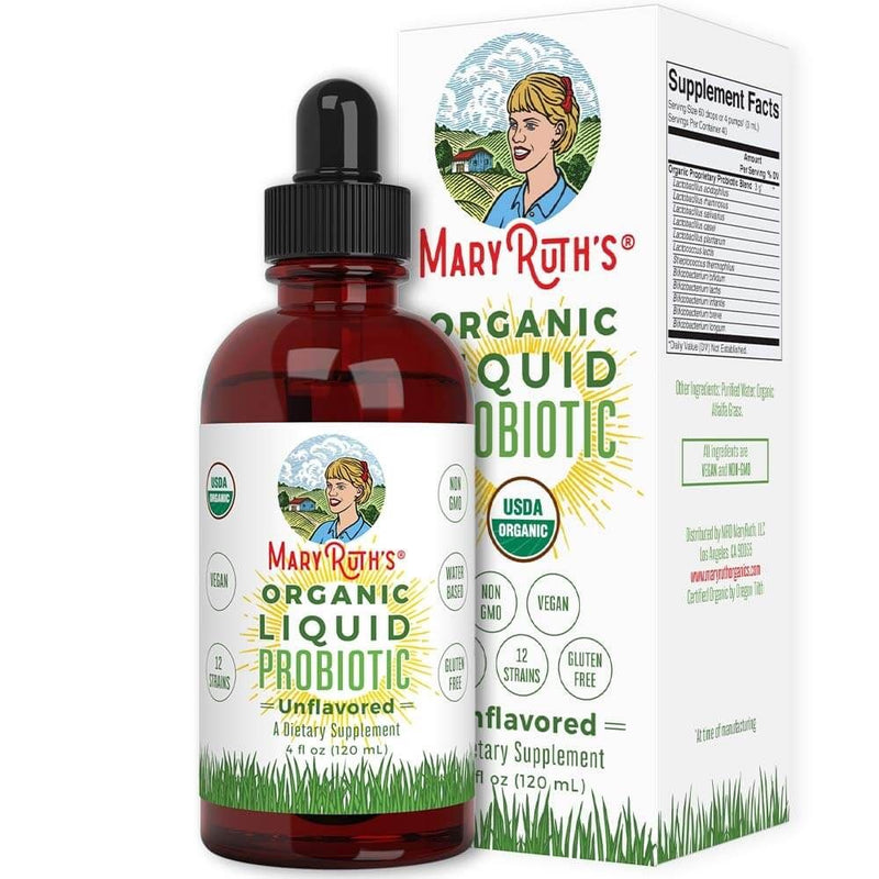 MaryRuth's Probiotic Drops (Unflavoured) 120ml, 4 oz | Premium Supplements at MYSUPPLEMENTSHOP