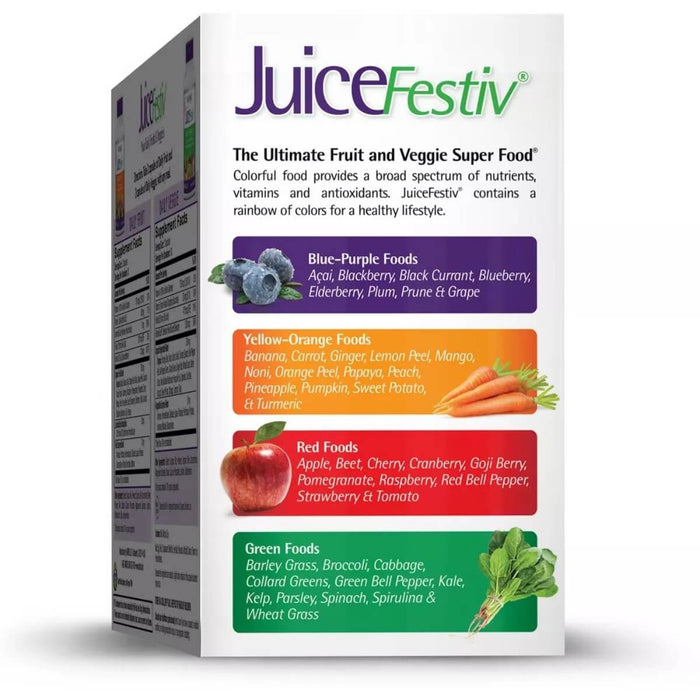 Natrol JuiceFestiv, Daily Fruit &amp; Daily Veggie - 2 x 60 Capsules Bottles | Premium Supplements at MYSUPPLEMENTSHOP