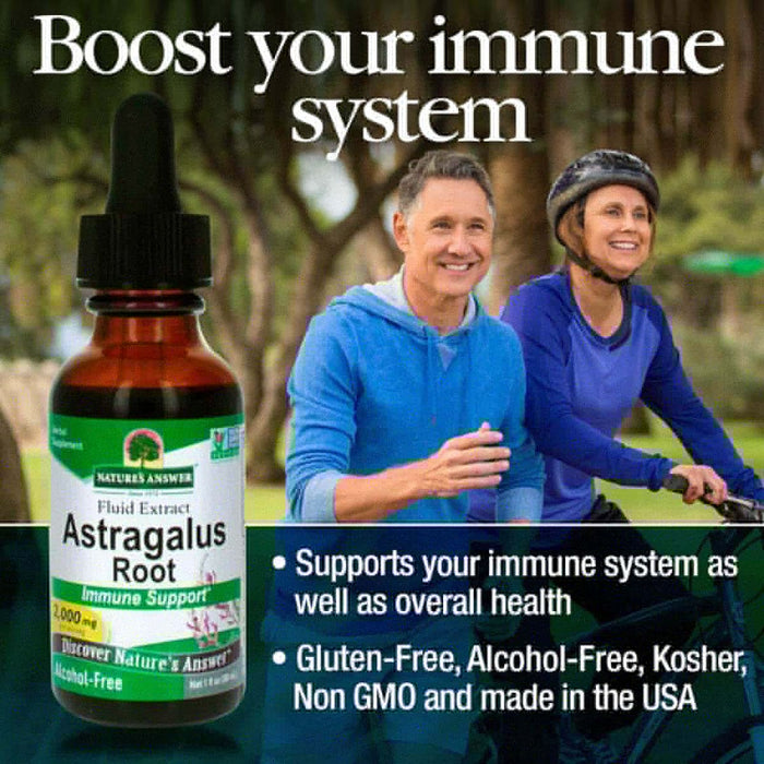 Nature's Answer Astragalus Root 2,000mg 1 Oz (30ml) | Premium Supplements at MYSUPPLEMENTSHOP