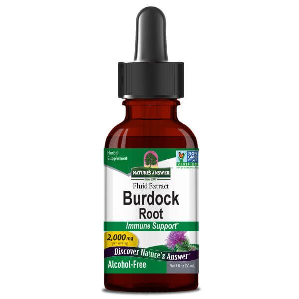 Nature's Answer Burdock Root 2,000mg 1 Oz (30ml) | Premium Supplements at MYSUPPLEMENTSHOP