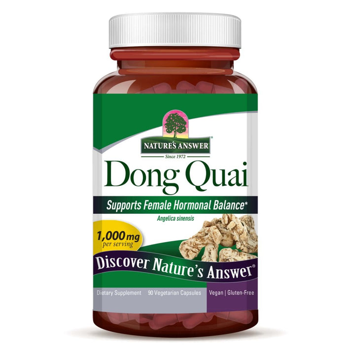 Nature's Answer Dong Quai Root 1,000mg 90 Vegetarian Capsules - Sexual Health at MySupplementShop by Nature's Answer