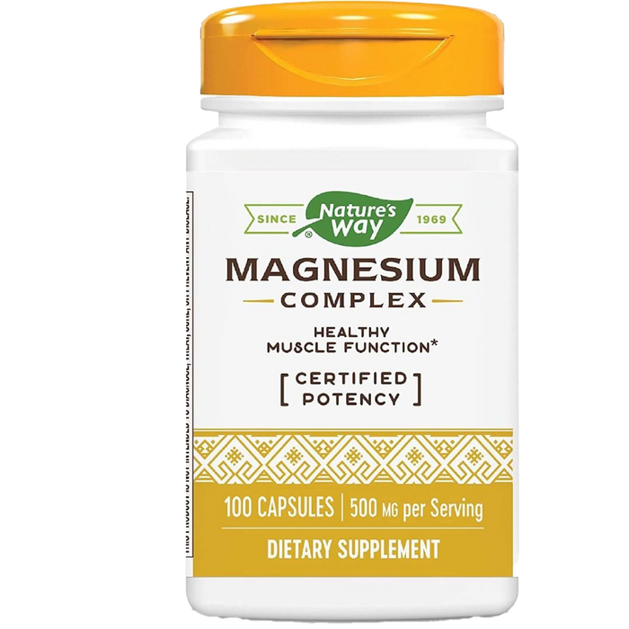 Nature's Way Magnesium Complex 500mg 100 Capsules