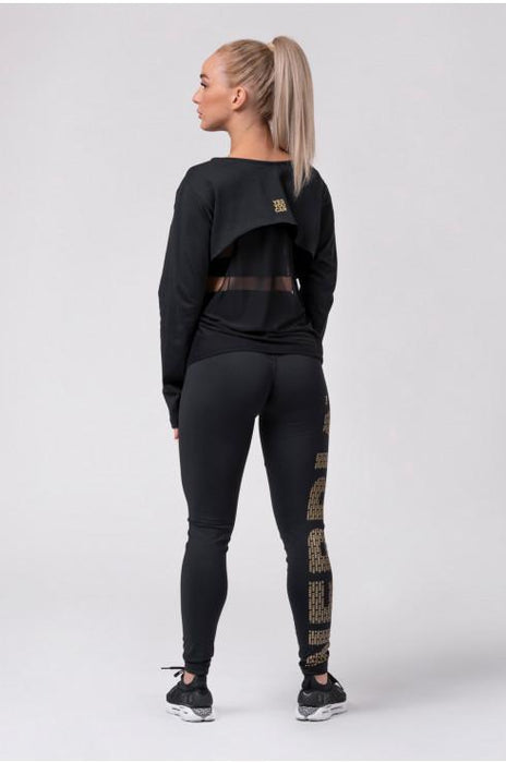 Nebbia Gold NEBBIA print leggings 827 Black