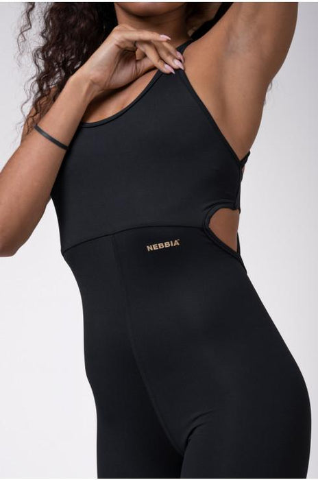 Nebbia INTENSE Golden Jumpsuit 595 Black