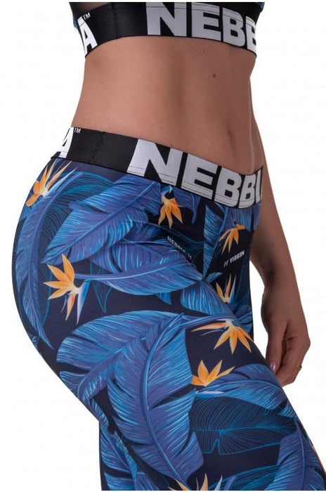 Nebbia Mid-Waist Performance Leggings 566 - Oean Blue