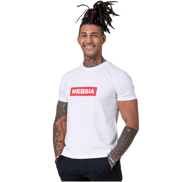 Nebbia NEBBIA Men's T-shirt 593 White