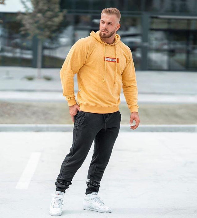 Nebbia Red Label Hoodie 149 - Mustard