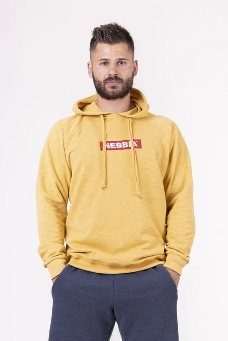 Nebbia Red Label Hoodie 149 - Mustard - XXL - Hoodie at MySupplementShop by Nebbia