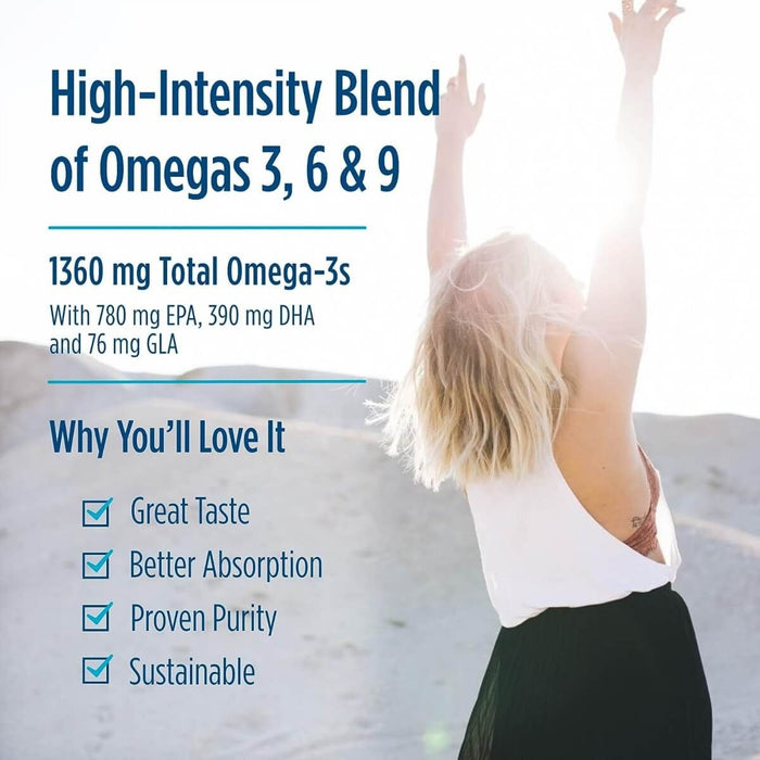 Nordic Naturals Complete Omega 3,6,9 Xtra 60 Softgels (Lemon) | Premium Supplements at MYSUPPLEMENTSHOP