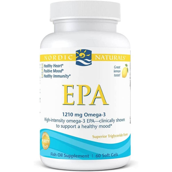 Nordic Naturals EPA 1210mg Omega-3 60 Softgels (Lemon) | Premium Supplements at MYSUPPLEMENTSHOP