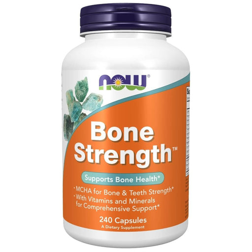 NOW Foods Bone Strength 240 Capsules | Premium Supplements at MYSUPPLEMENTSHOP