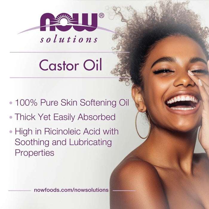 NOW Foods Castor Oil 4oz (118ml) | Premium Supplements at MYSUPPLEMENTSHOP