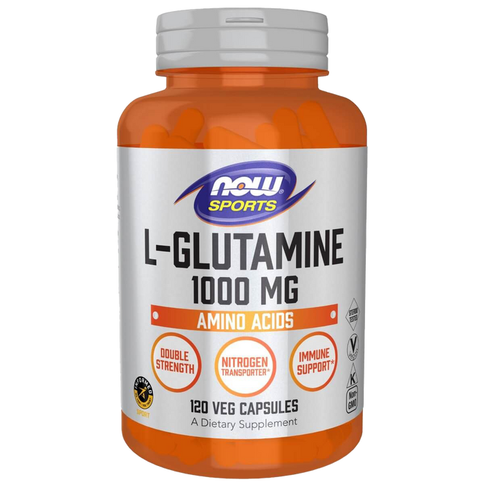 NOW Foods L-Glutamine 1,000 mg 120 Veg Capsules