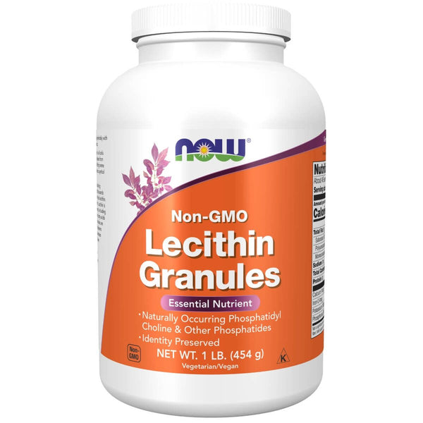 NOW Foods Lecithin Granules 1lb / 454g | Premium Supplements at MYSUPPLEMENTSHOP