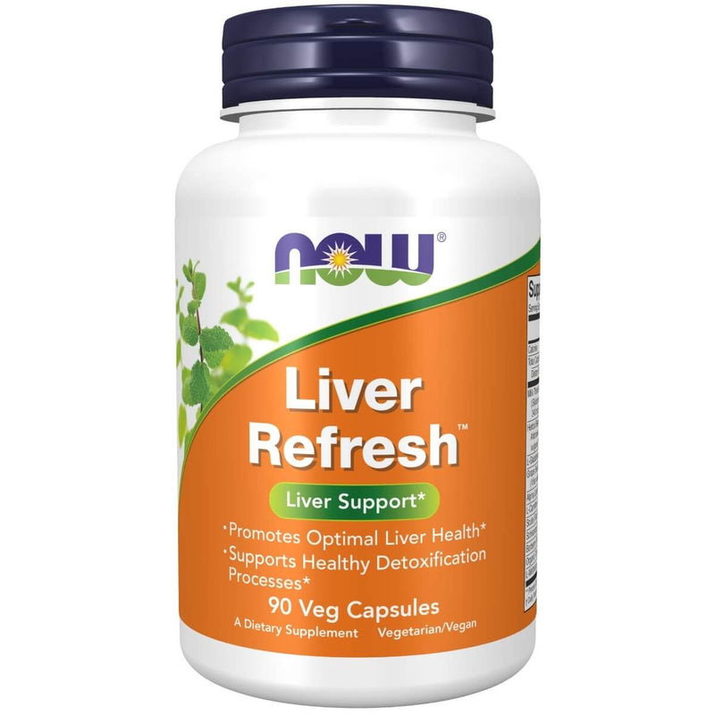 NOW Foods Liver Refresh 90 Veg Capsules - Health and Wellbeing at MySupplementShop by NOW Foods