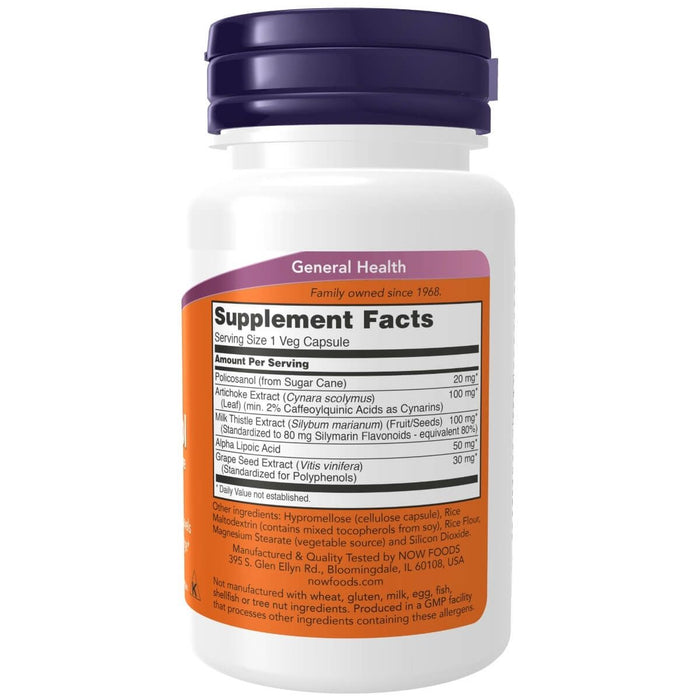 NOW Foods Policosanol Double Strength 20 mg 90 Veg Capsules | Premium Supplements at MYSUPPLEMENTSHOP