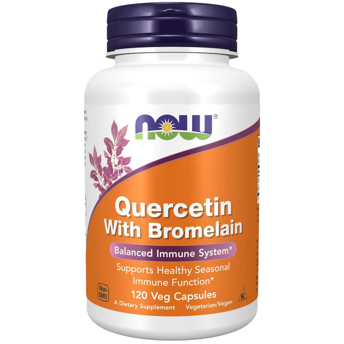 NOW Foods Quercetin with Bromelain 120 Veg Capsules