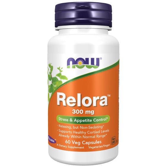 NOW Foods Relora 300 mg 60 Veg Capsules | Premium Supplements at MYSUPPLEMENTSHOP