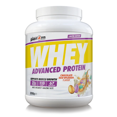 PER4M Whey Protein Powder 2.1kg - 67 Servings | 21g Protein per Serving