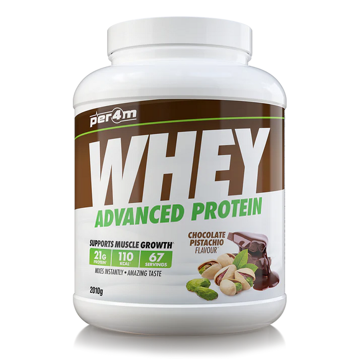PER4M Whey Protein Powder 2.1kg - 67 Servings | 21g Protein per Serving