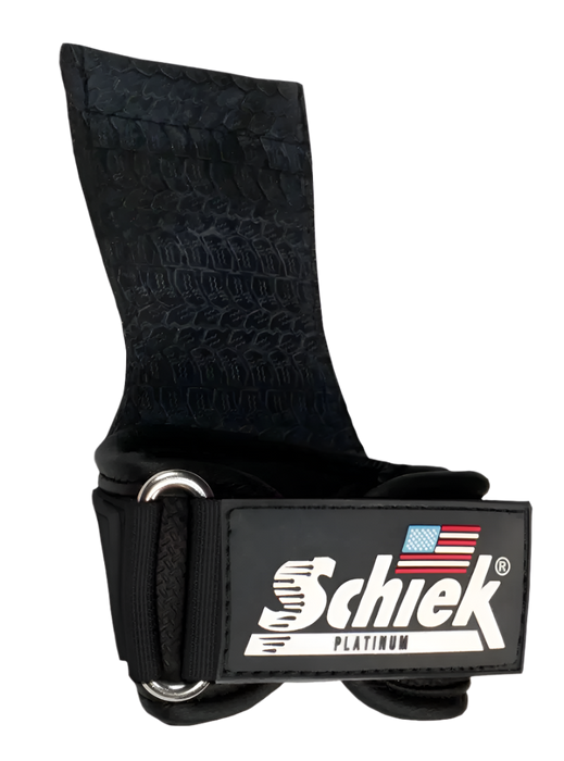 Schiek Model 1907 Platinum Edition Black Ultimate Grips – Non-Slip, Durable, and Ergonomic Fitness Grips