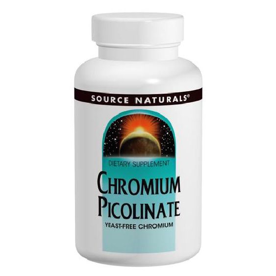 Source Naturals Chromium Picolinate 200mcg 240 Tablets - Energy & Vitality at MySupplementShop by Source Naturals