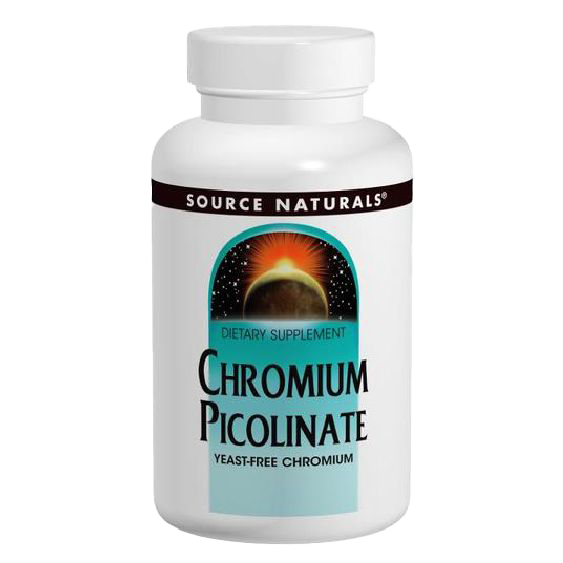 Source Naturals Chromium Picolinate 200mcg 240 Tablets