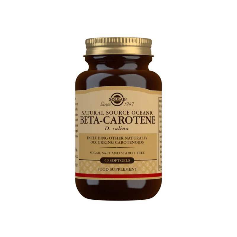 Solgar Natural Source Oceanic Beta Carotene Softgels Pack of 60 at MySupplementShop.co.uk