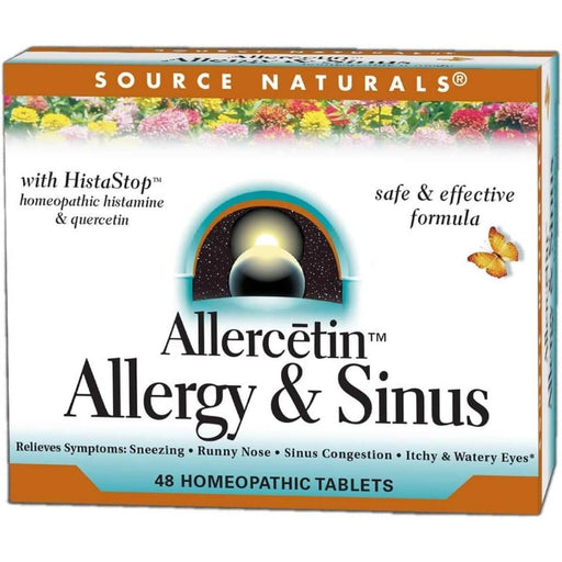 Source Naturals Allercetin Allergy &amp; Sinus 48 Tablets | Premium Supplements at MYSUPPLEMENTSHOP