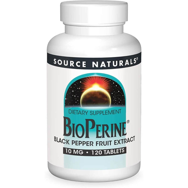 Source Naturals Bioperine 10mg 120 Tablets | Premium Supplements at MYSUPPLEMENTSHOP