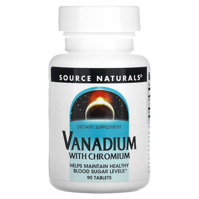 Source Naturals Vanadium with Chromium 90 Tablets