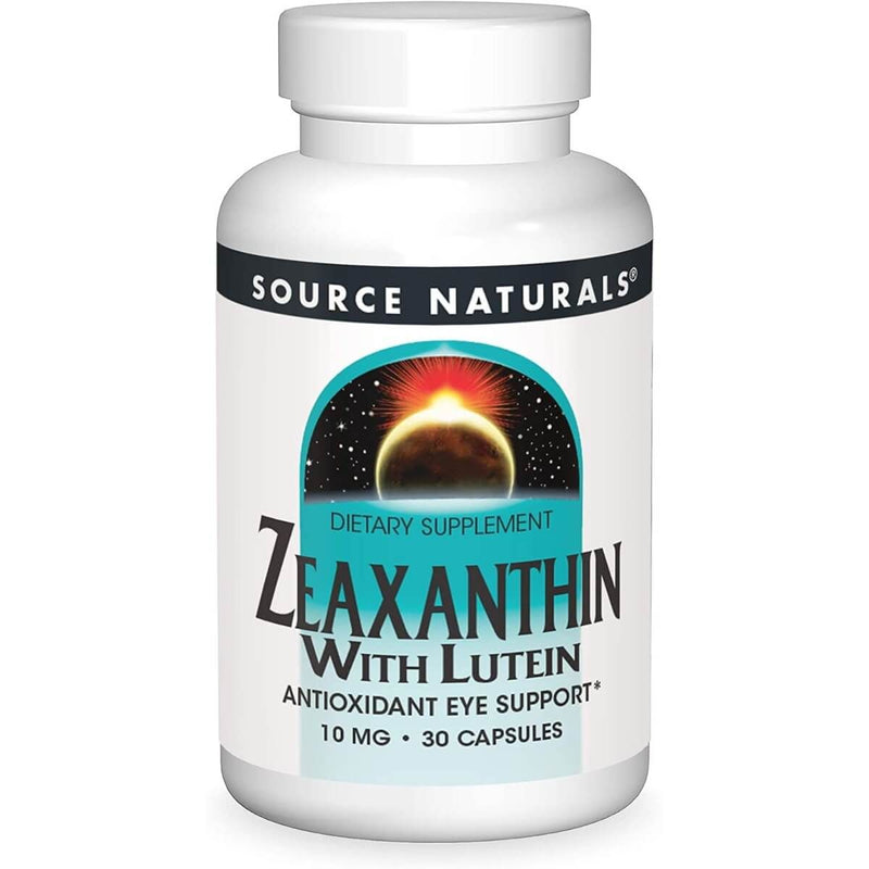 Source Naturals Zeaxanthin with Lutein 10mg 30 Capsules | Premium Supplements at MYSUPPLEMENTSHOP