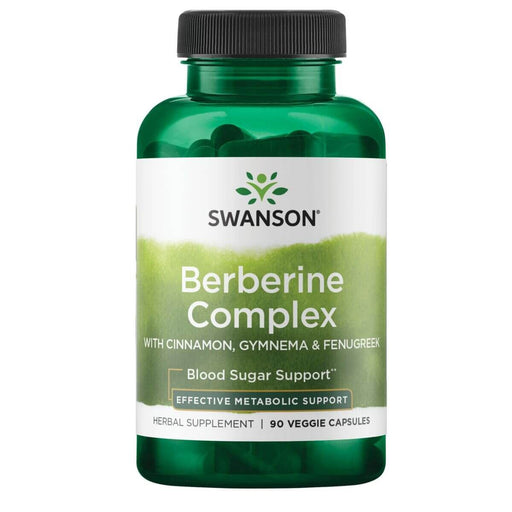 Swanson Berberine Complex with Cinnamon, Gymnema  Fenugreek 90 Vegetarian Capsules at MySupplementShop.co.uk