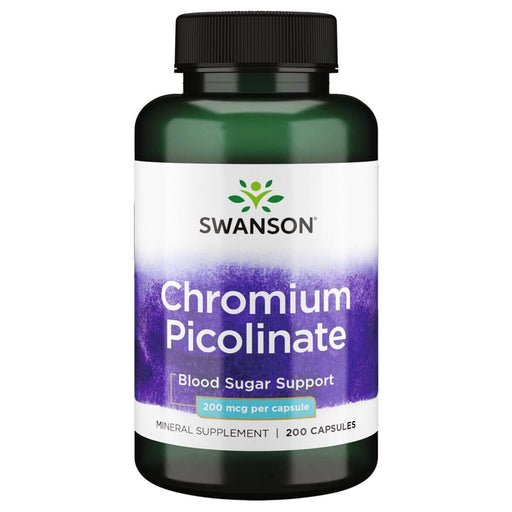 Swanson Chromium Picolinate 200mcg 200 Capsules at MySupplementShop.co.uk